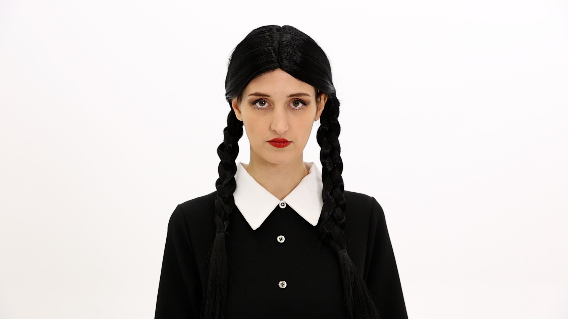 FUN96100AD Adult 1960s Wednesday Addams Costume